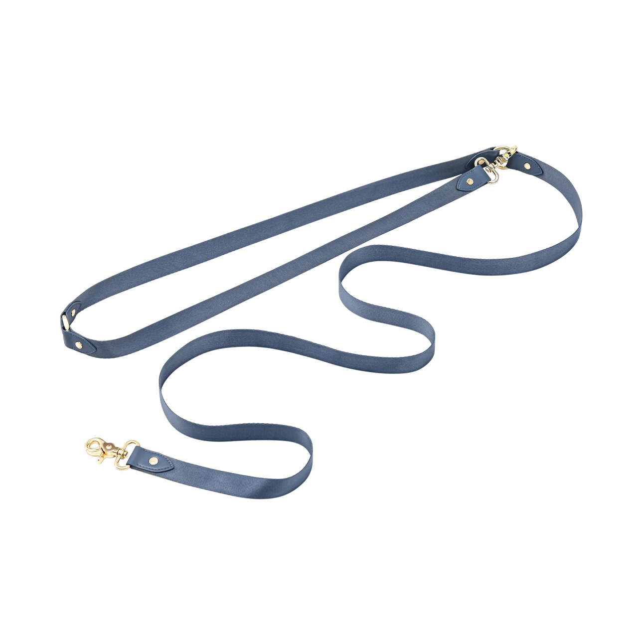 Crossbody Leash-Stone Blue