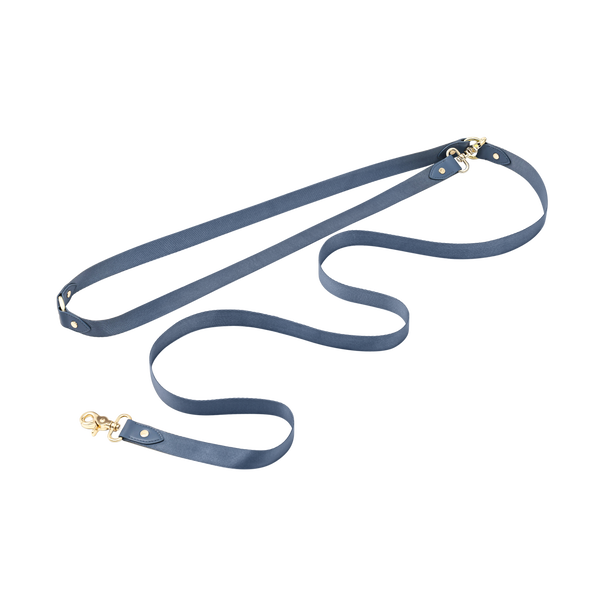 Crossbody Leash-Stone Blue