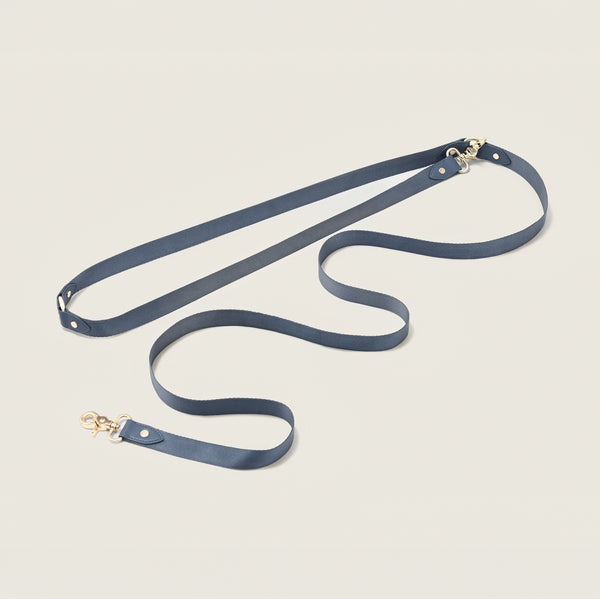 Crossbody Leash-Stone Blue