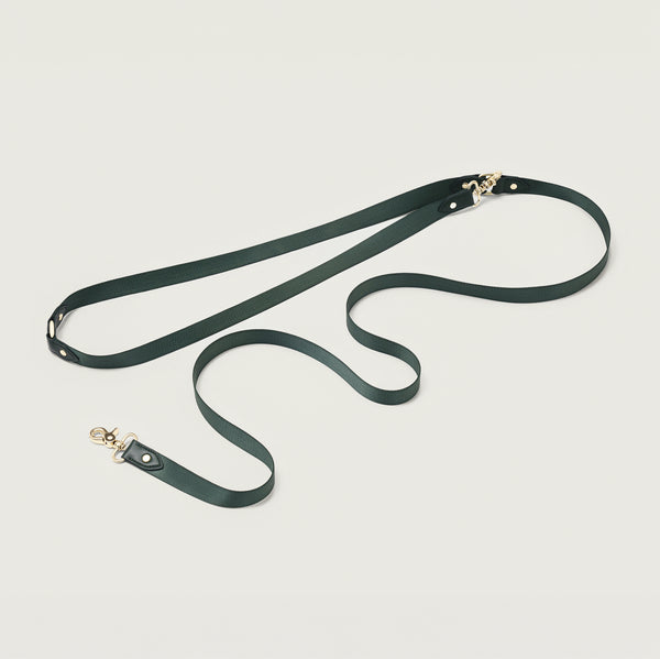Crossbody Leash-Forest Green