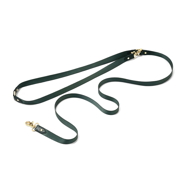 Crossbody Leash-Forest Green